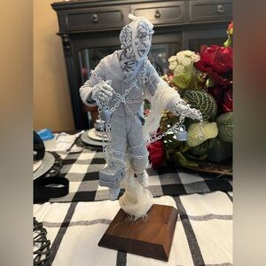 Chained Gray Holiday Figurine